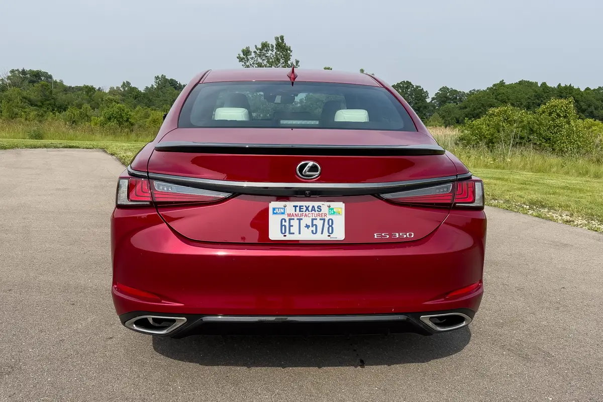 lexus es 350 f sport black 2025 11 exterior rear scaled jpg