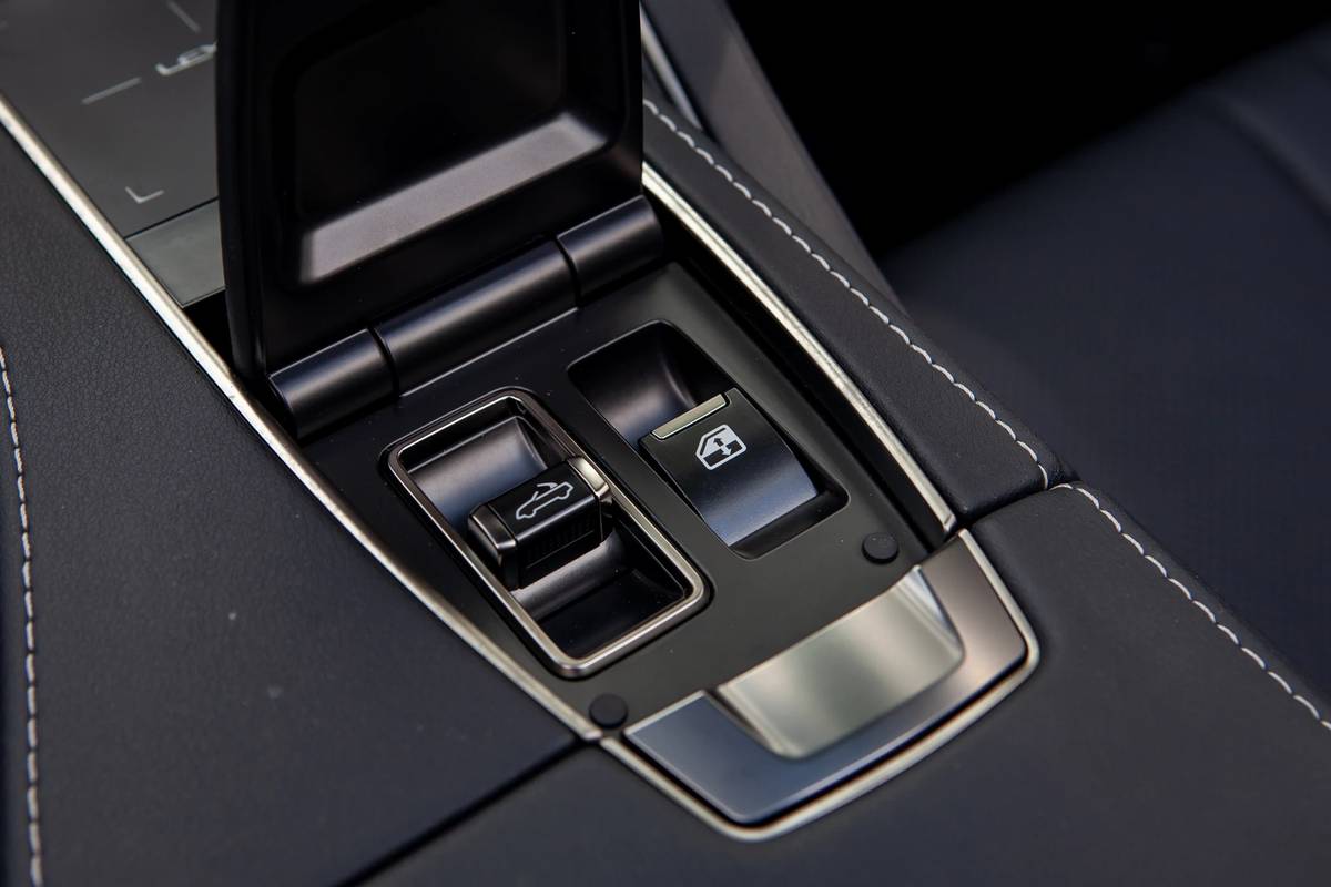 lexus lc 500 convertible 2021 33 center console  controls  front row  interior jpg