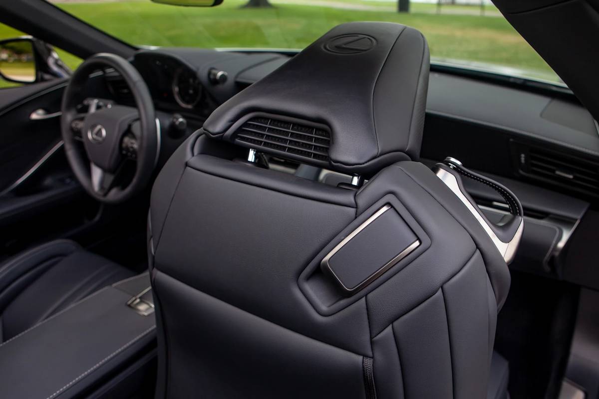 lexus lc 500 convertible 2021 42 interior  seating controls  seats jpg