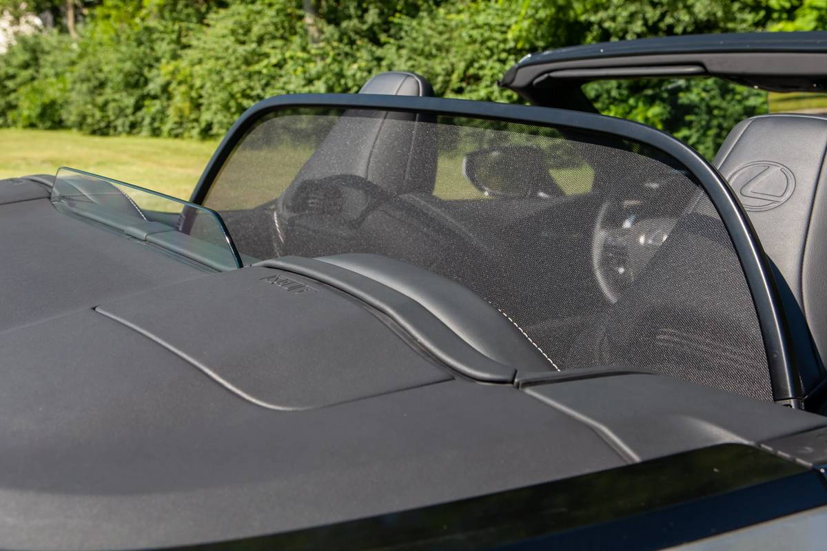 2021 Lexus LC 500 Convertible rear mesh