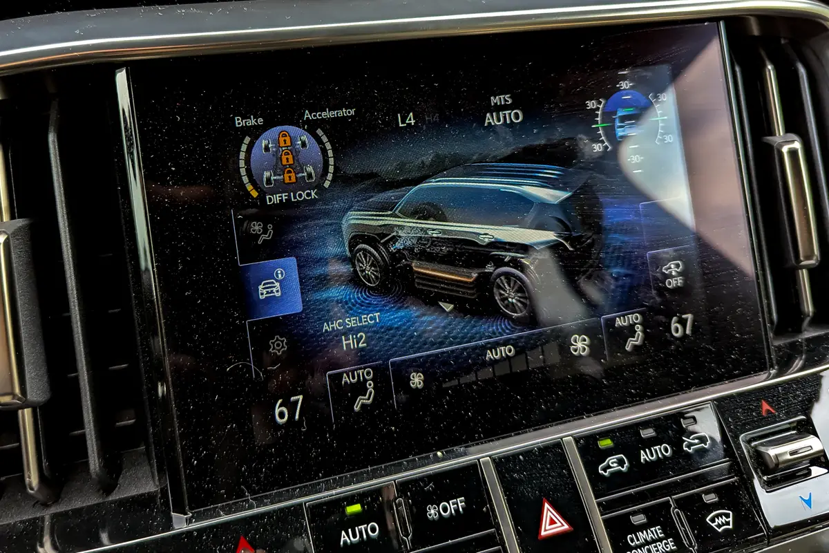 lexus lx 700h overtrail 2025 18 interior center stack display jpg