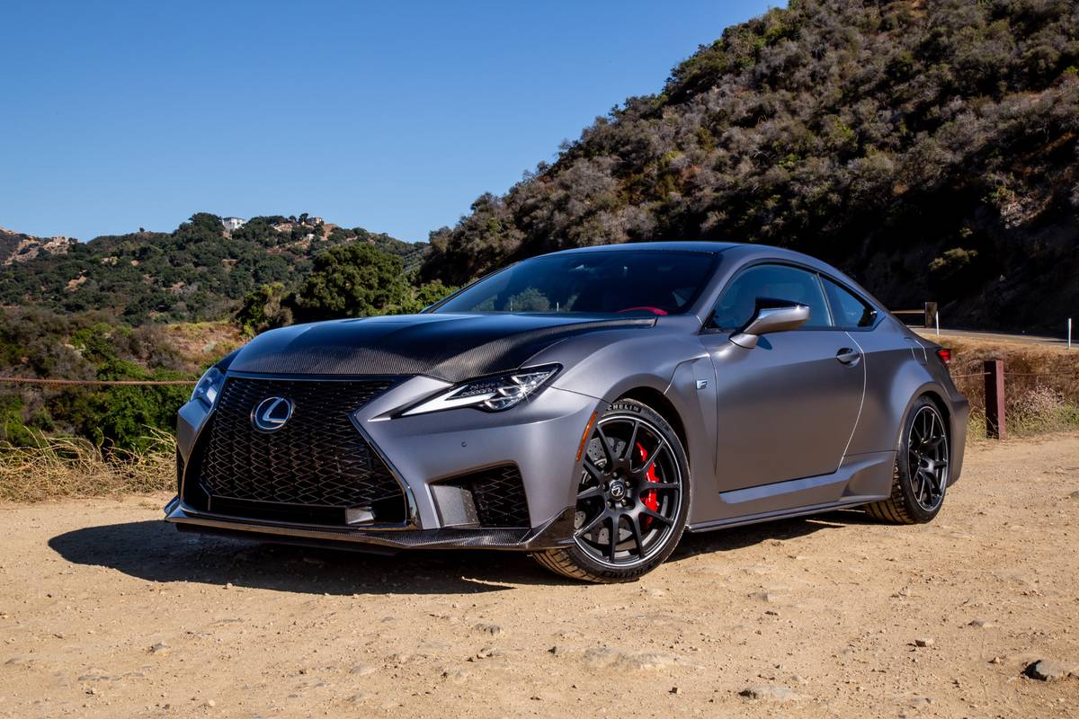 lexus rc f track edition 2020 01 angle  exterior  front  silver jpg
