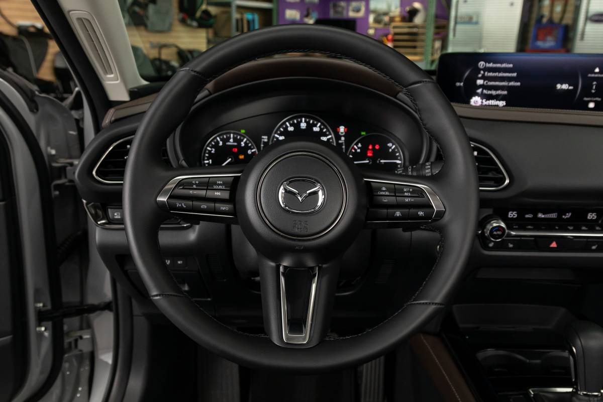 mazda cx 30 2025 15 interior steering wheel jpg