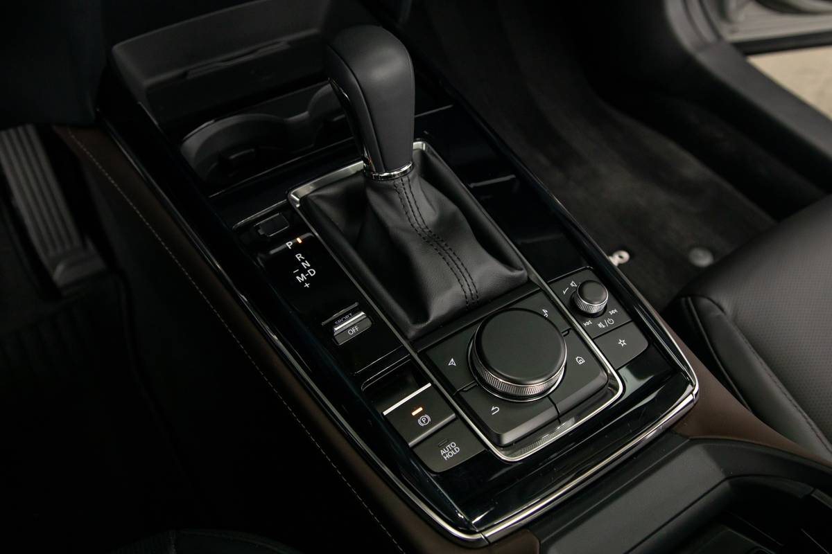 mazda cx 30 2025 20 interior gearshift jpg
