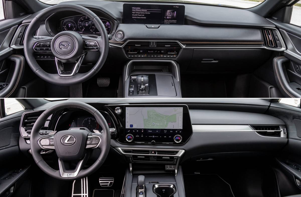 2023 Lexus Rx 350 Vs. 2024 Mazda Cx-90: Which Suv Has The Nicer Interior? |  Cars.Com