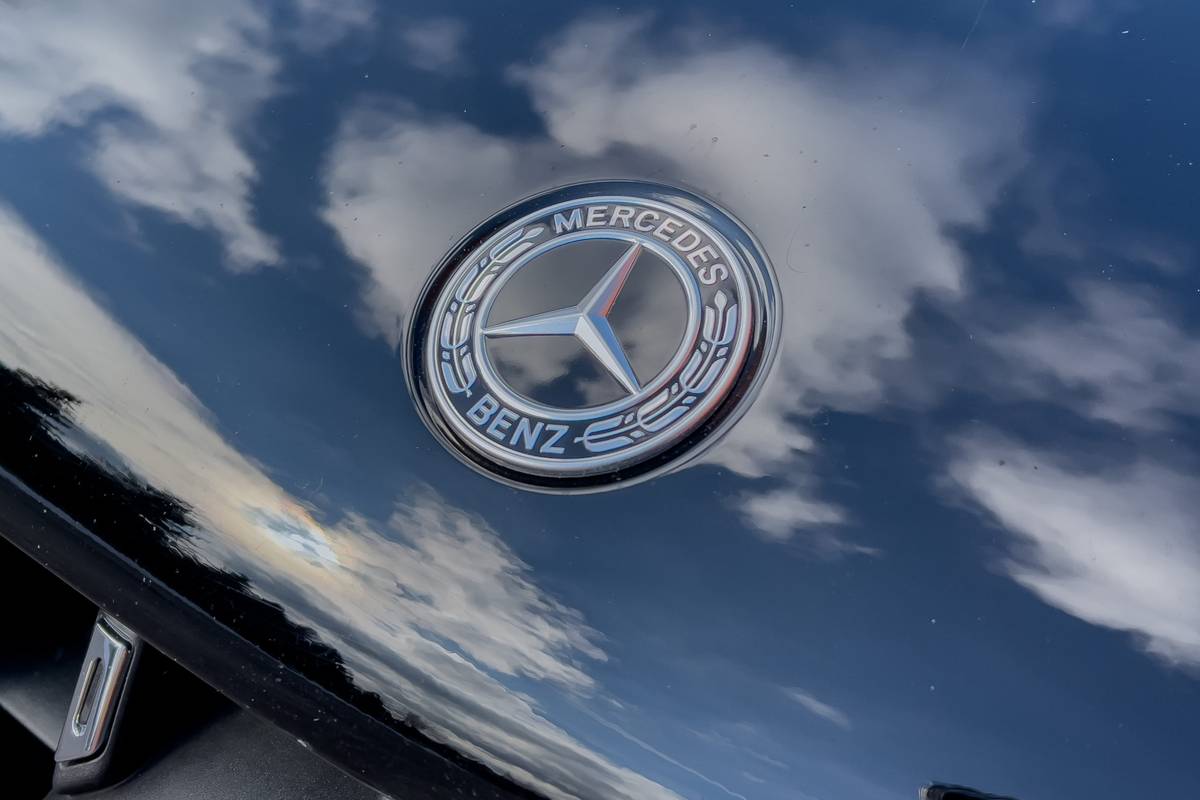 Mercedes Benz Letters Sign Garage Brushed Silver Aluminum Gift 6 FT 