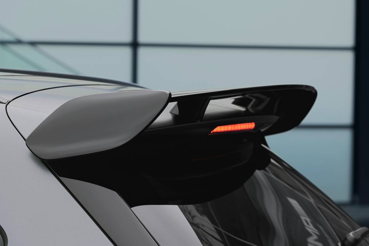 mercedes benz amg gla 45 2021 07 exterior rear silver spoiler jpg