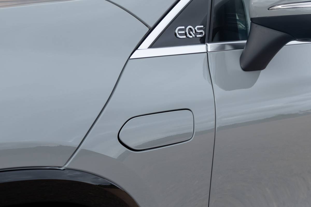 2023 Mercedes-EQ EQS580 | Cars.com photo by Leslie Cunningham