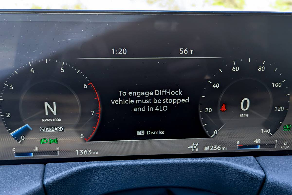 nissan armada pro 4x 2025 20 interior instrument panel jpg