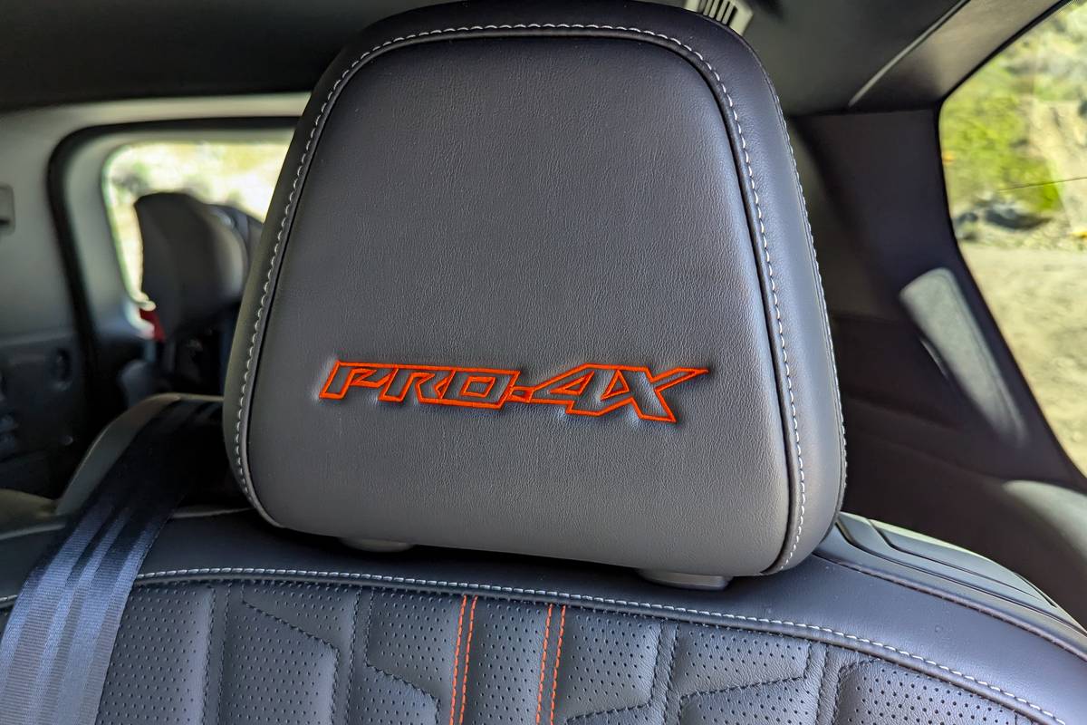 nissan armada pro 4x 2025 30 interior seat badge jpg