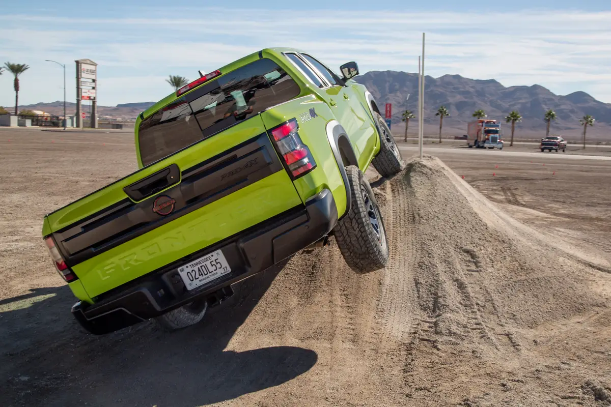 nissan frontier pro 4x 2026 04 exterior offroad rear scaled jpg