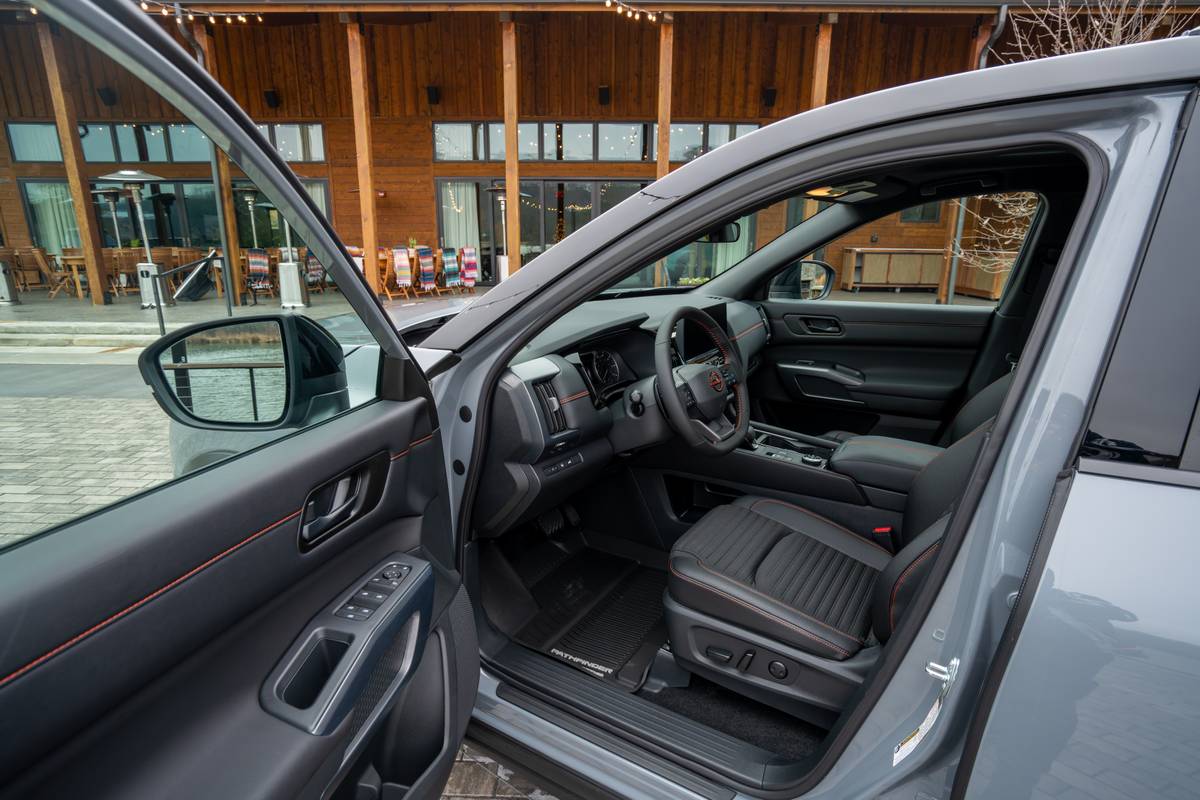 nissan pathfinder rock creek 2026 07 interior front driver seat jpg