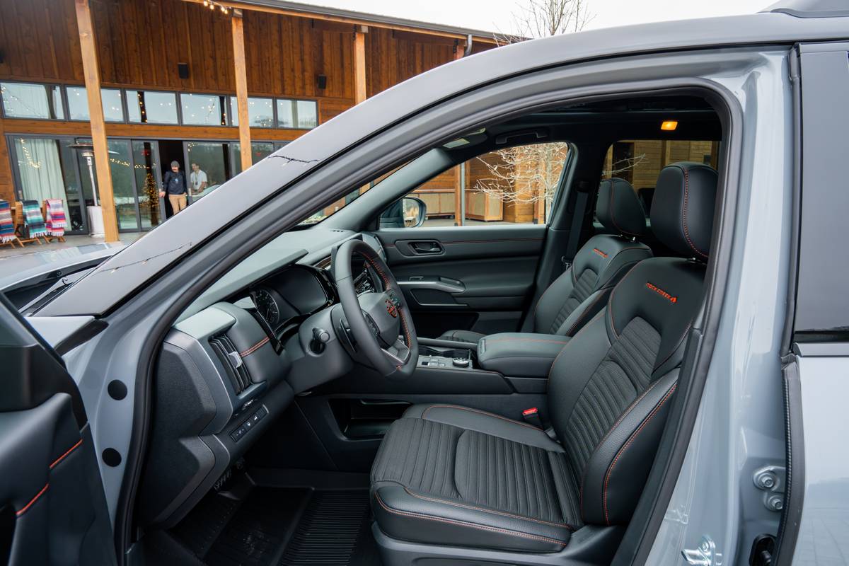 nissan pathfinder rock creek 2026 08 interior front driver seat jpg
