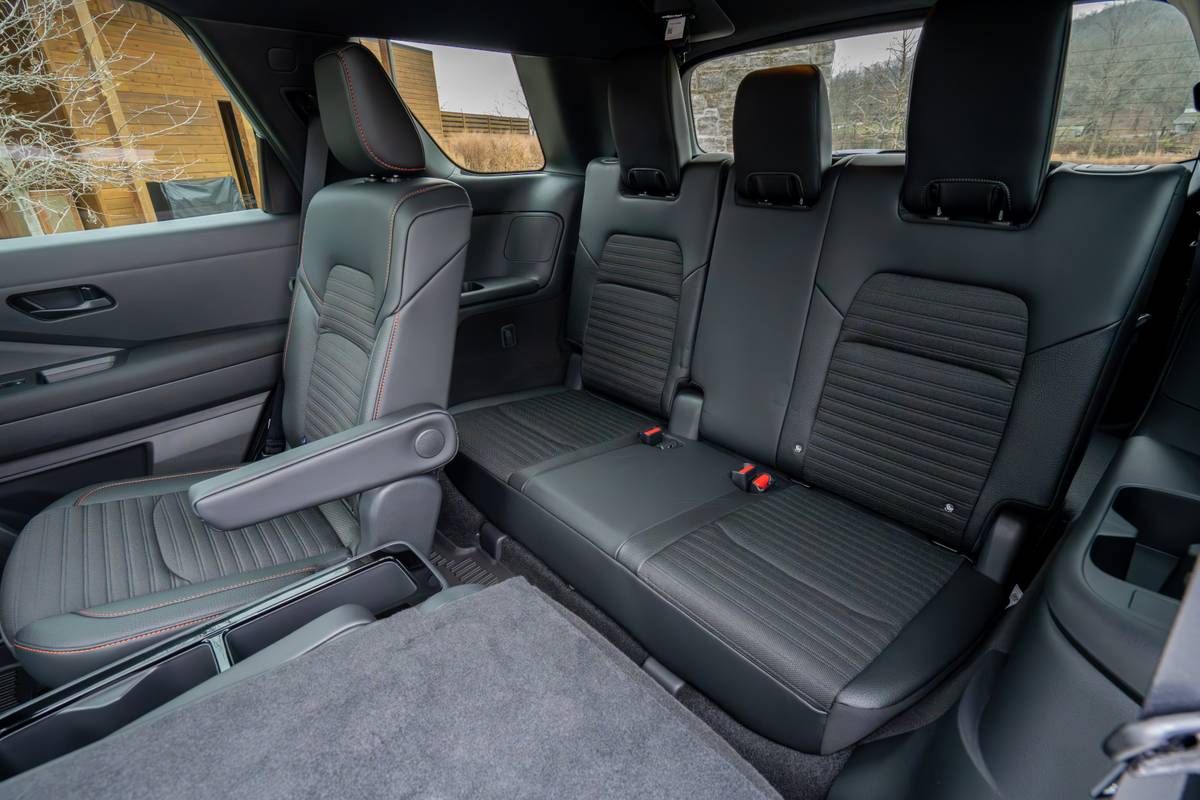 nissan pathfinder rock creek 2026 22 Interior third row seats jpg