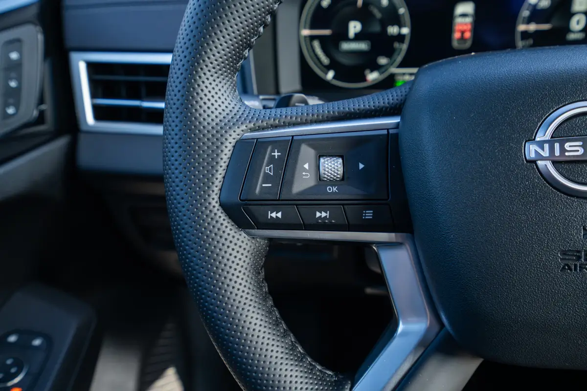nissan rogue phev 2026 10 interior steering wheel buttons scaled jpg