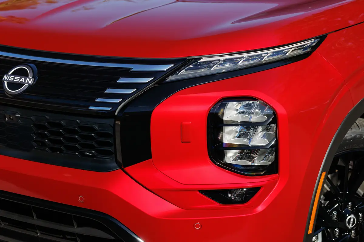 nissan rogue plug In hybrid 2026 03 exterior headlight oem scaled jpg