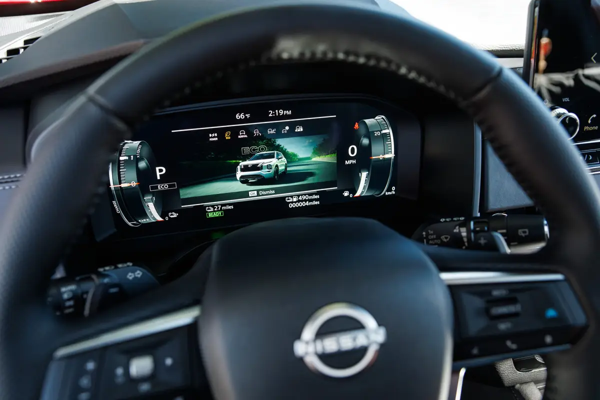 nissan rogue plug In hybrid 2026 15 interior instrument panel oem scaled jpg