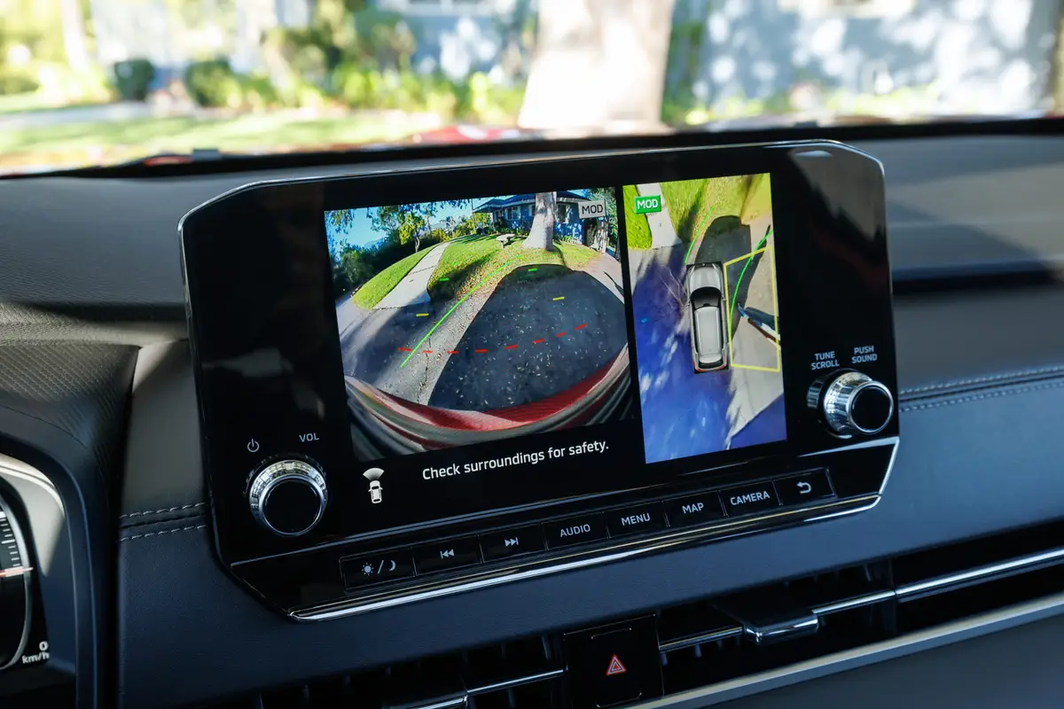 nissan rogue plug In hybrid 2026 16 interior center stack display oem scaled jpg