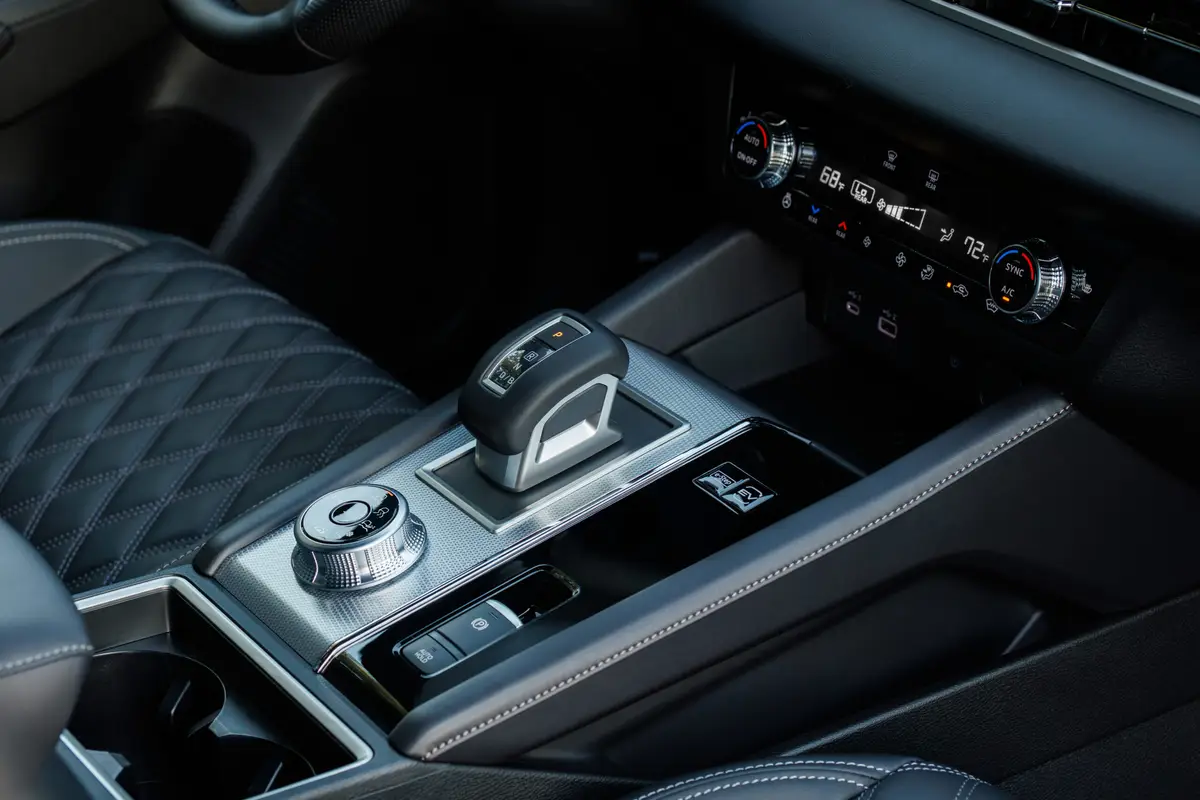 nissan rogue plug In hybrid 2026 17 interior gearshift oem scaled jpg