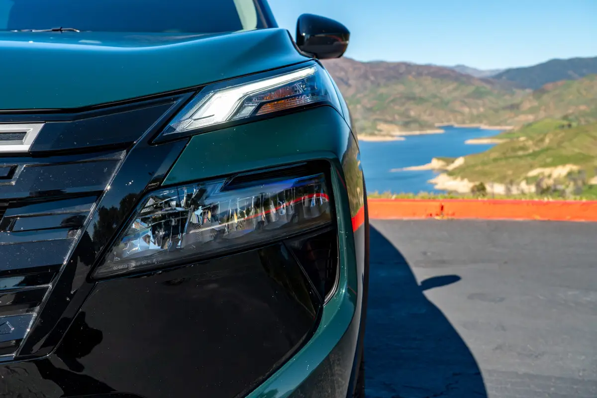 nissan rogue rock creek awd 2026 05 exterior headlight scaled jpg