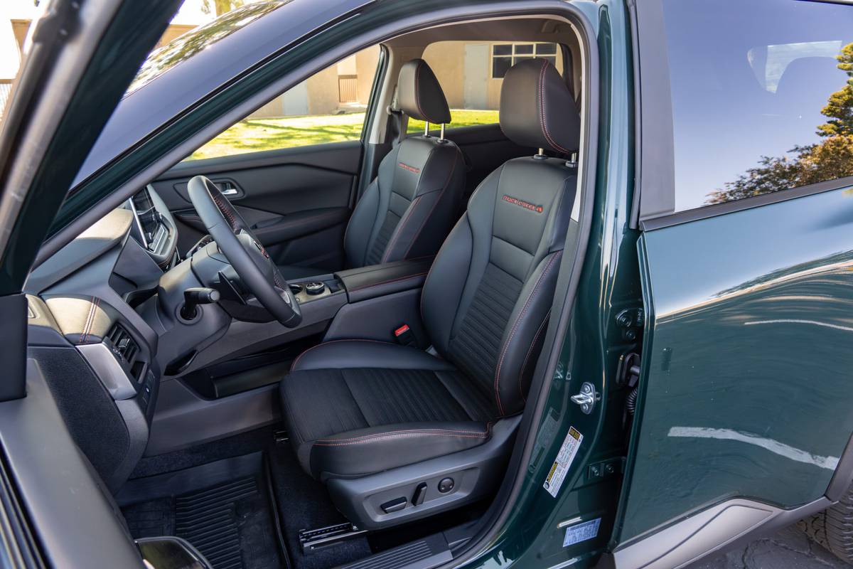 nissan rogue rock creek awd 2026 15 interior front row scaled jpg