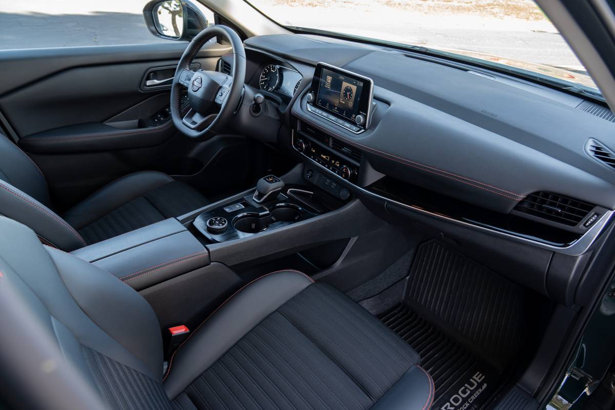 nissan rogue rock creek awd 2026 31 interior front row scaled jpg