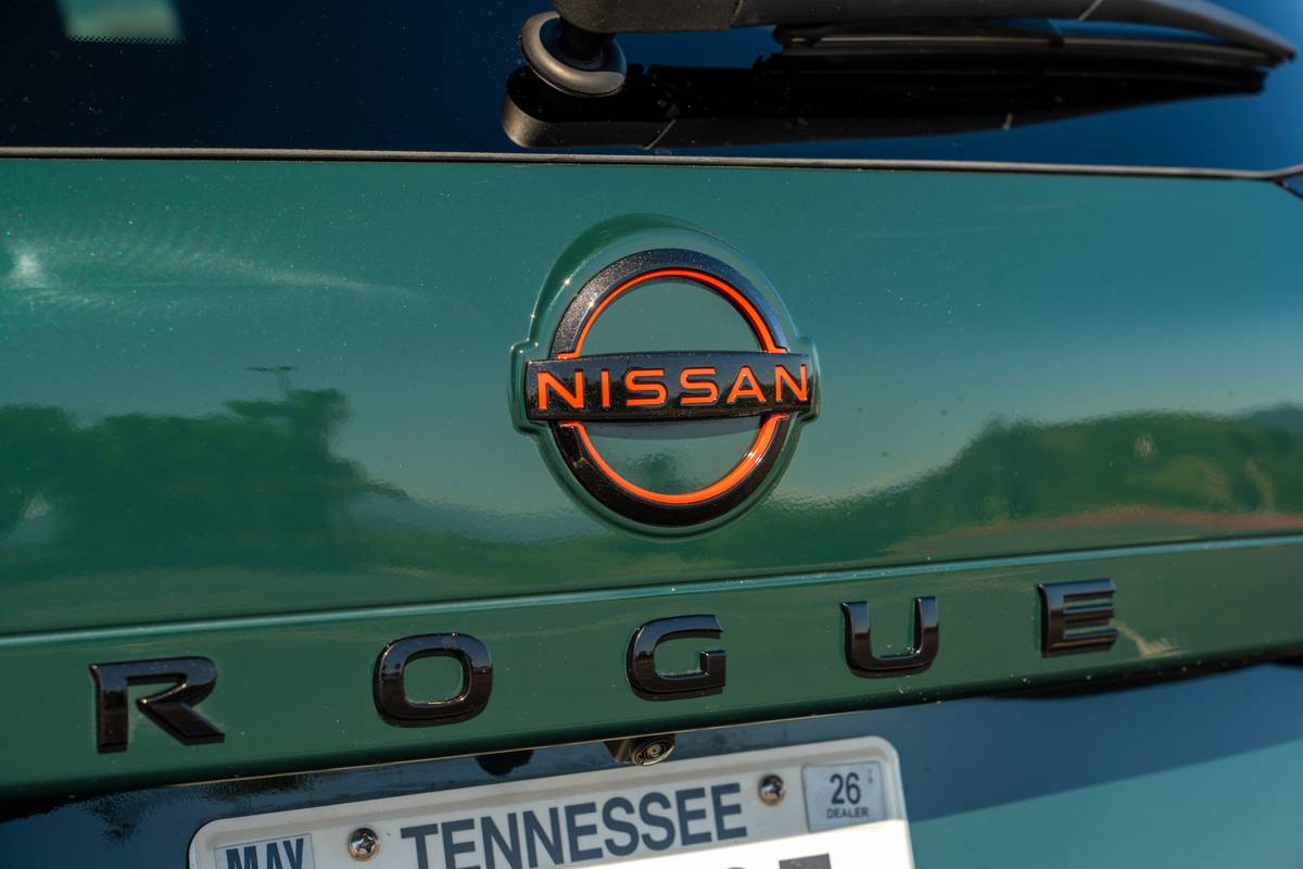 nissan rogue rock creek awd 2026 46 exterior badge detail scaled jpg