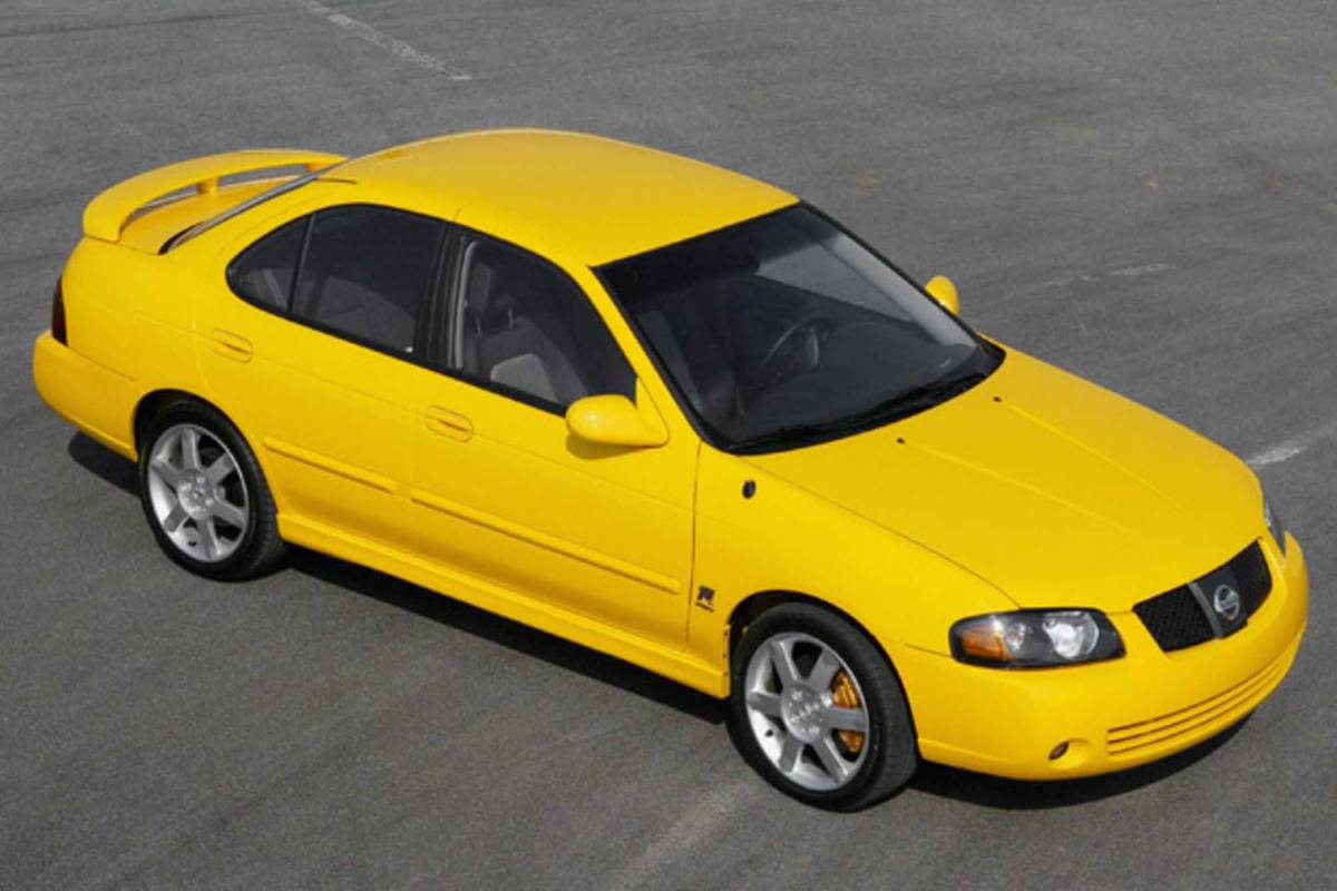 Yellow 2006 Nissan Sentra
