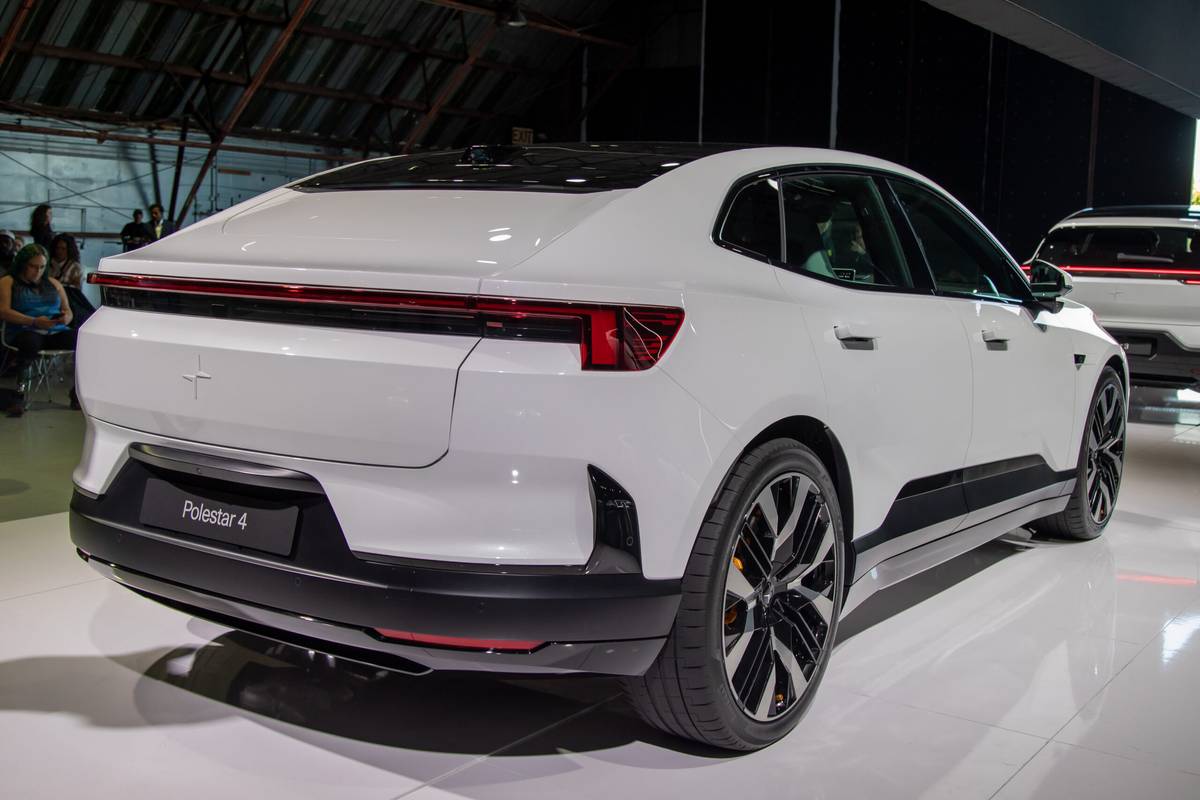 2025 Polestar 4 Up Close New ‘SUV Coupe’ Looks (Only) Ahead