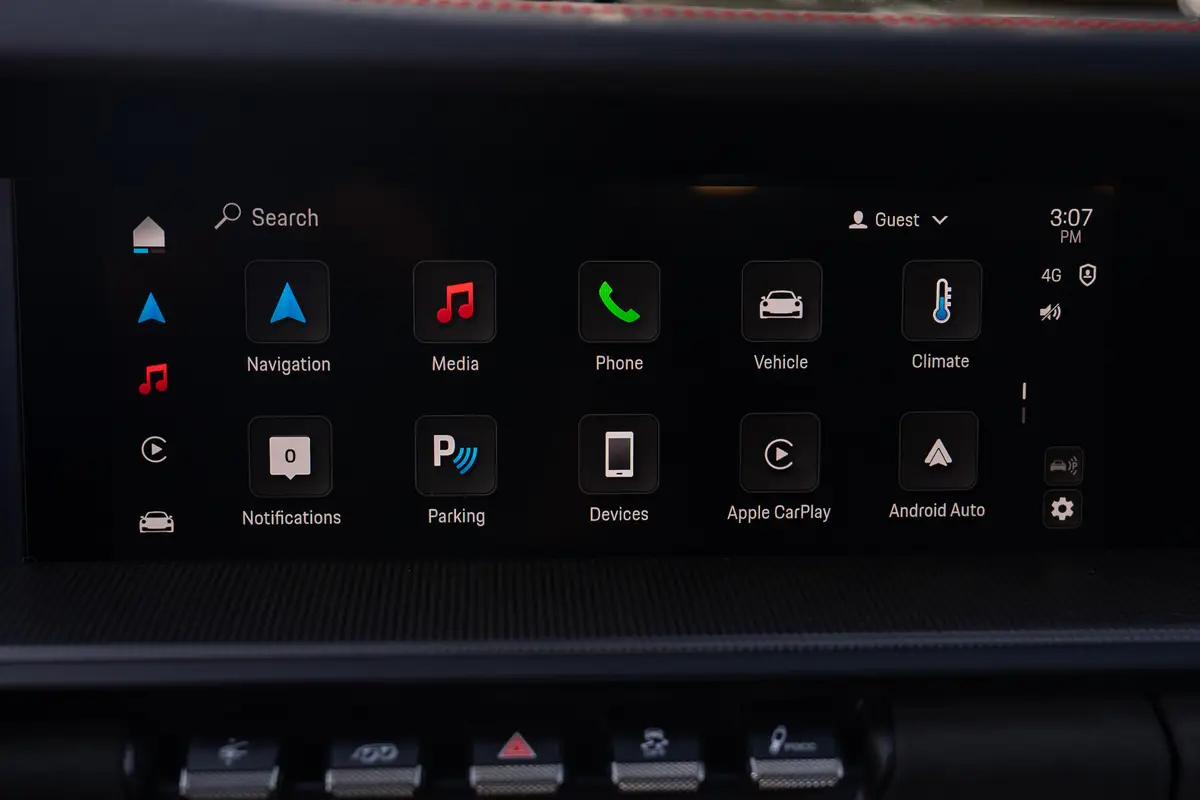 porsche 911 carrera gts 2025 35 interior center stack display jpg