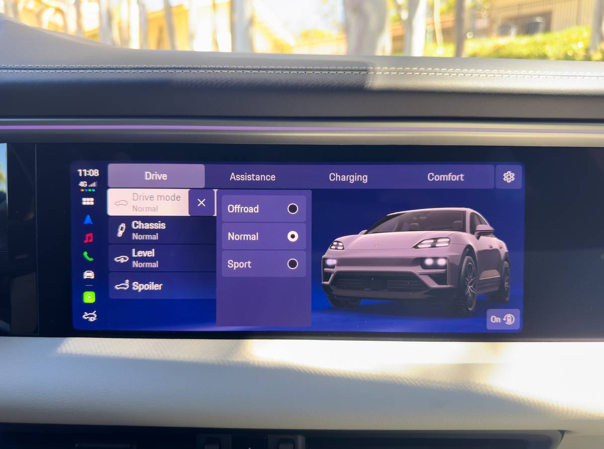 porsche macan electric 2026 21 interior center stack display jpg