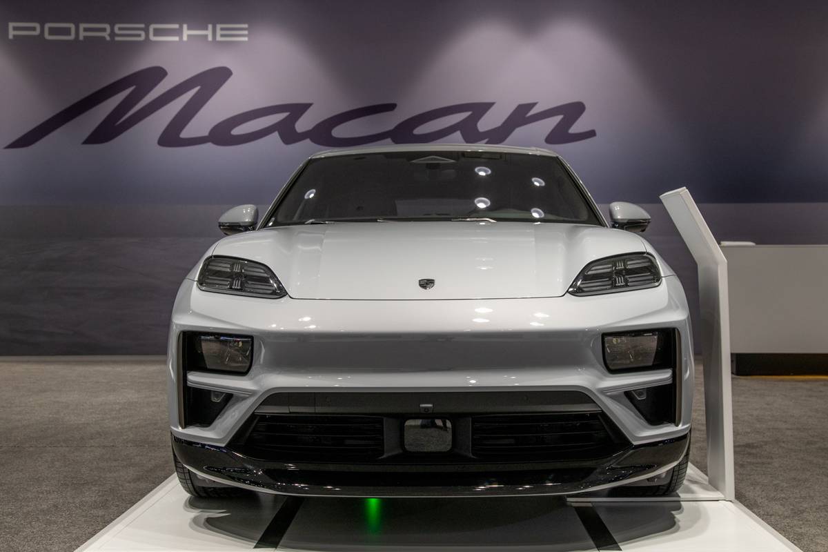 2024 Porsche Macan EV Up Close: Undercover EV | Cars.com