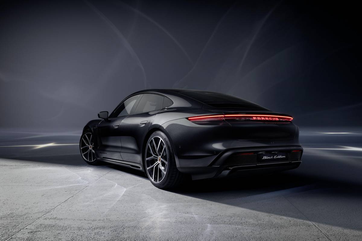 porsche taycan black edition 2026 exterior oem 04 jpg