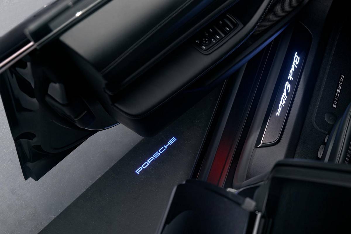 porsche taycan black edition 2026 interior oem 06 jpg