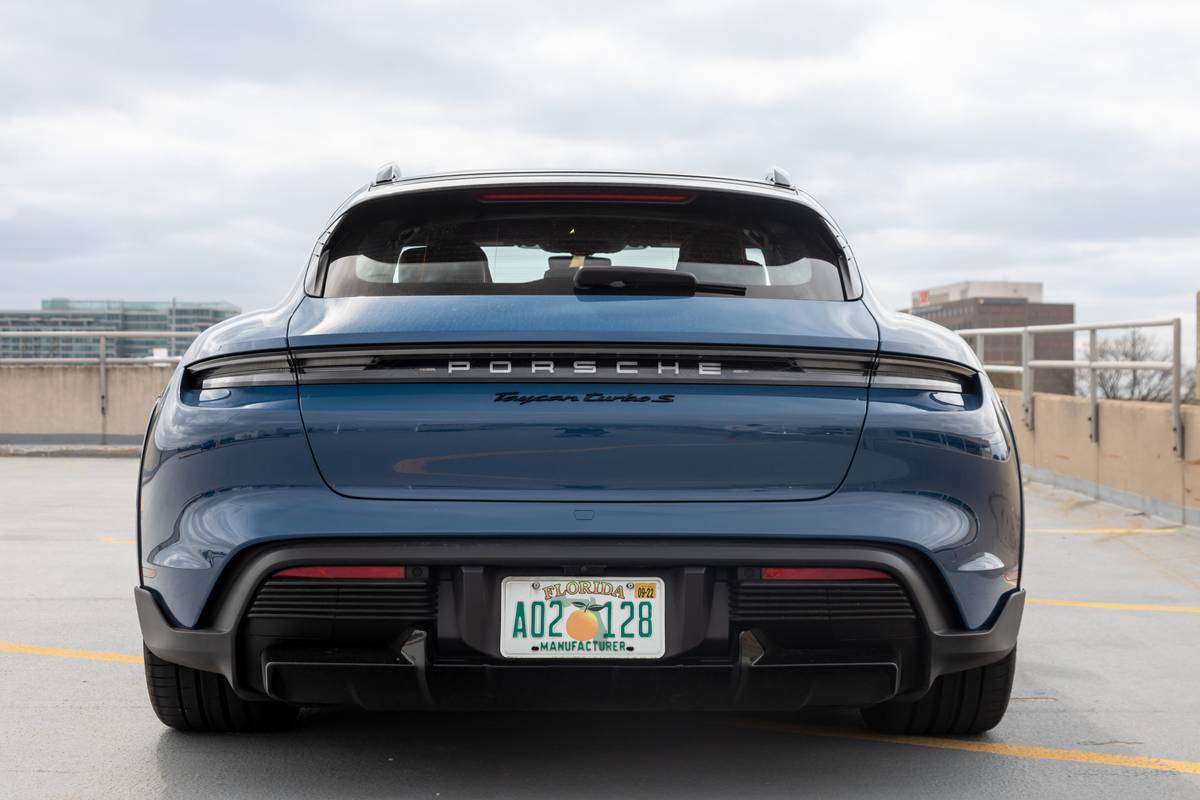 The base Porsche Taycan has rear-wheel drive and an $81,250 price