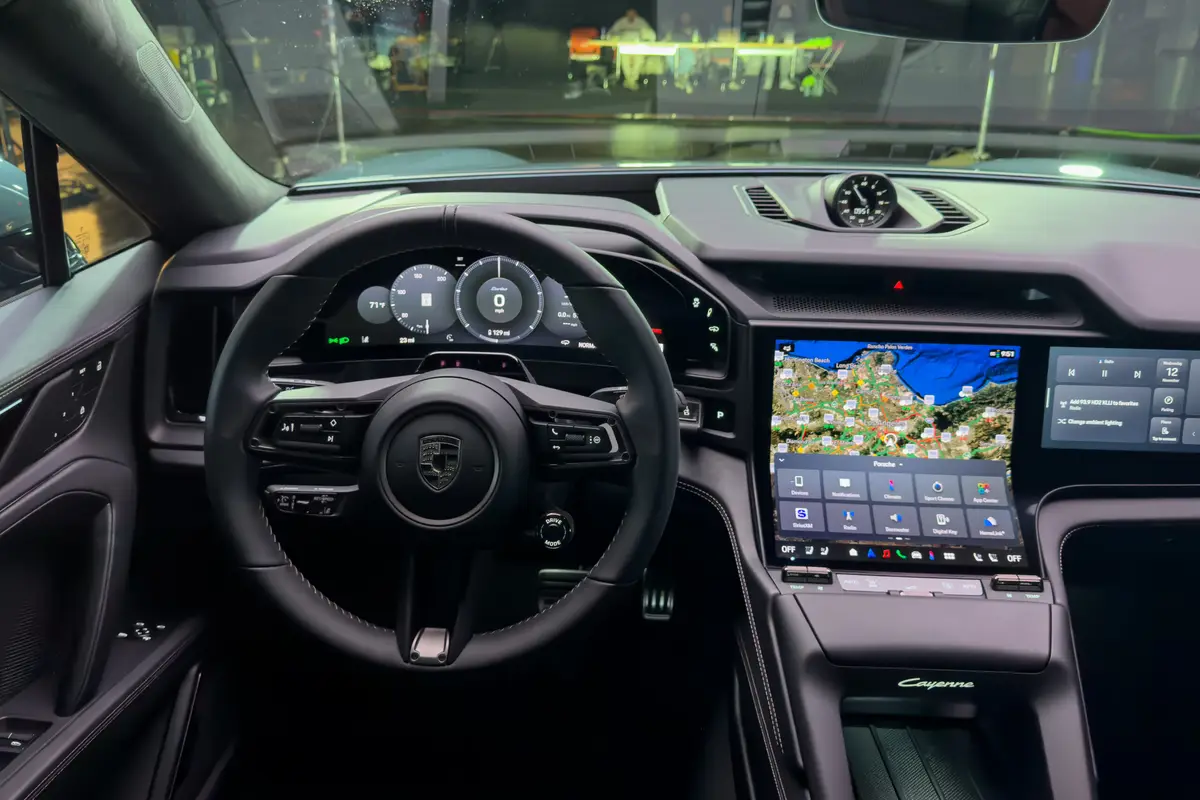 porshe cayenne electric 2026 10 interior front row scaled jpg