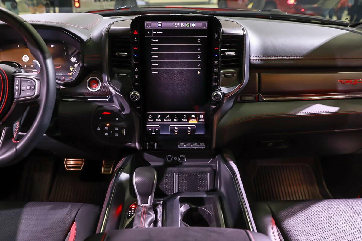 ram 1500 srt trx 2027 22 interior center stack display jpg