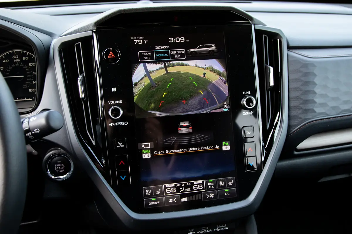 subaru forester hybrid 2025 20 interior center stack display camera scaled jpg