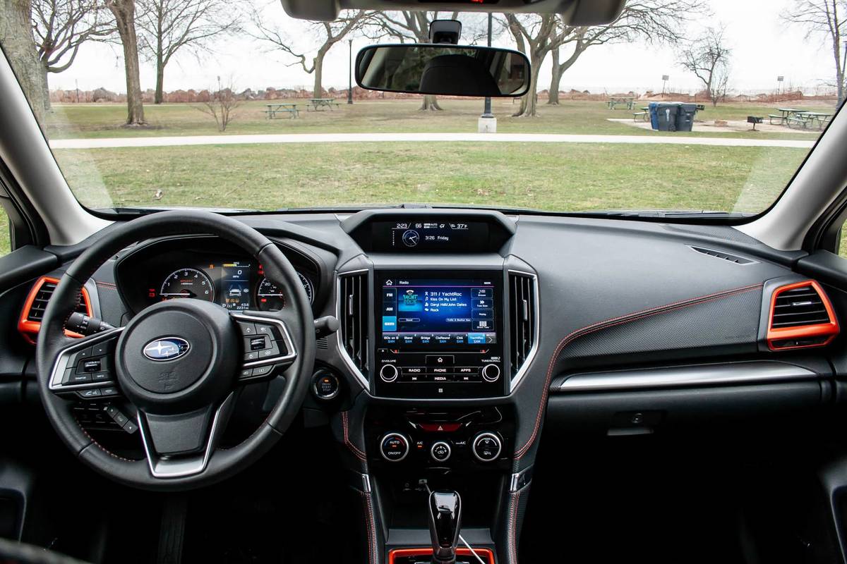 subaru forester sport 2021  09 cockpit shot  dashboard  front row  interior jpg