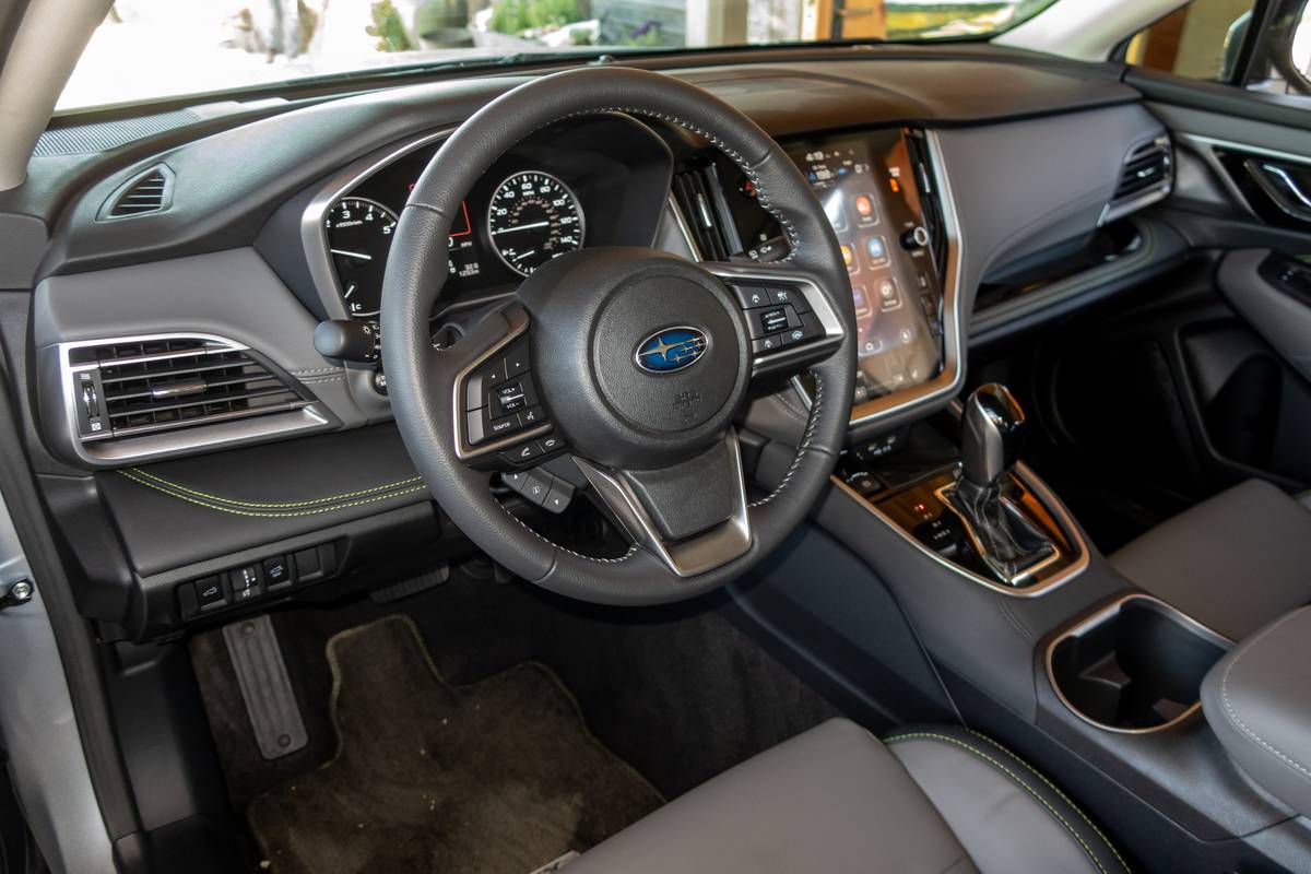 subaru outback 2020 06 front row  interior  steering wheel jpg