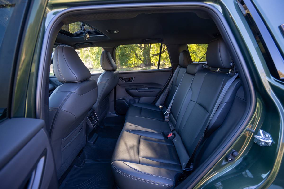 subaru outback wilderness review 2026 26 interior second row scaled jpg