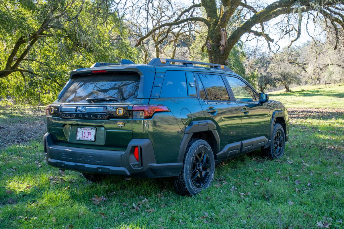 subaru outback wilderness review 2026 30 exterior rear angle scaled jpg