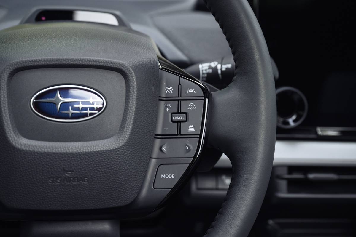 subaru solterra 2026 22 interior steering wheel controls jpg