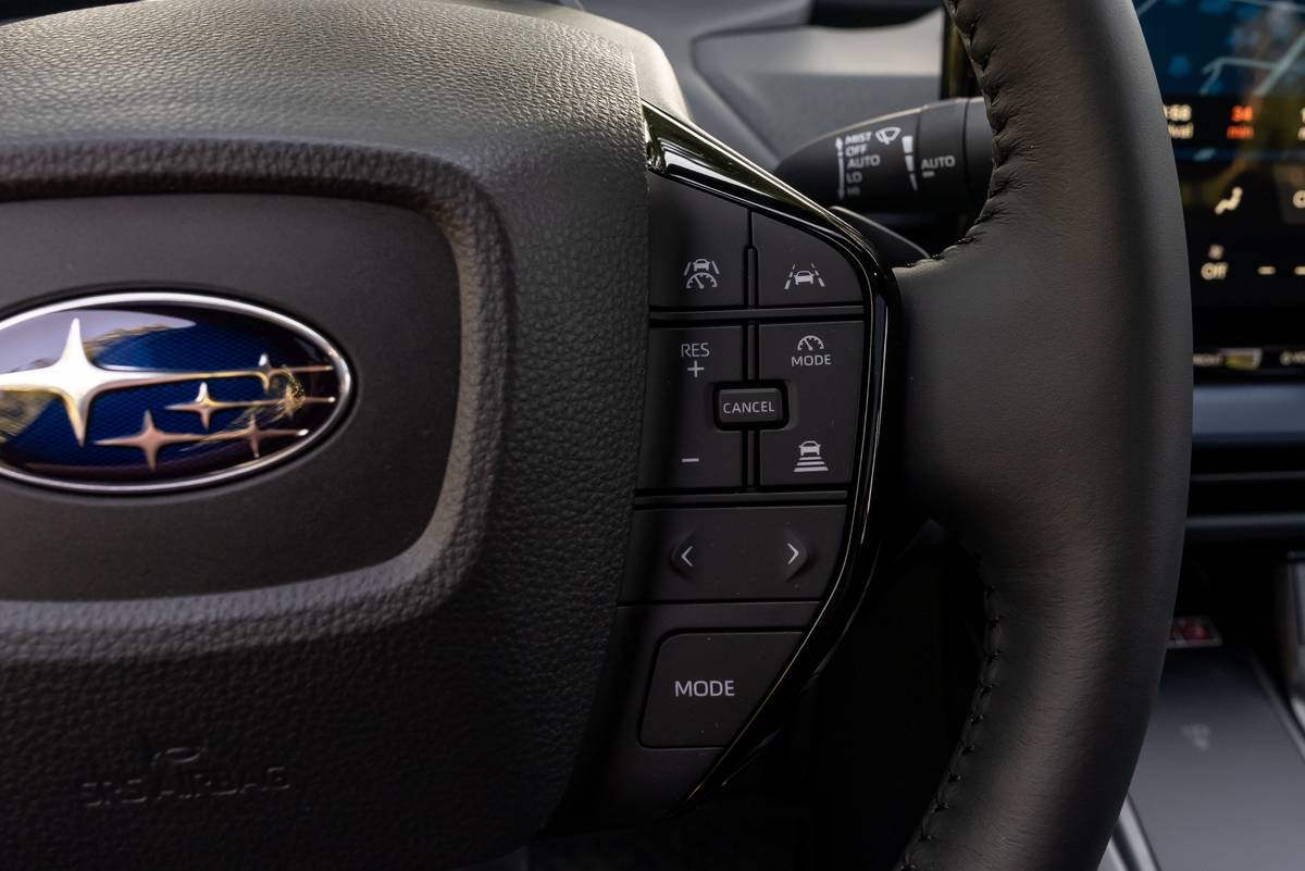subaru solterra 2026 31 interior steering wheel controls jpg