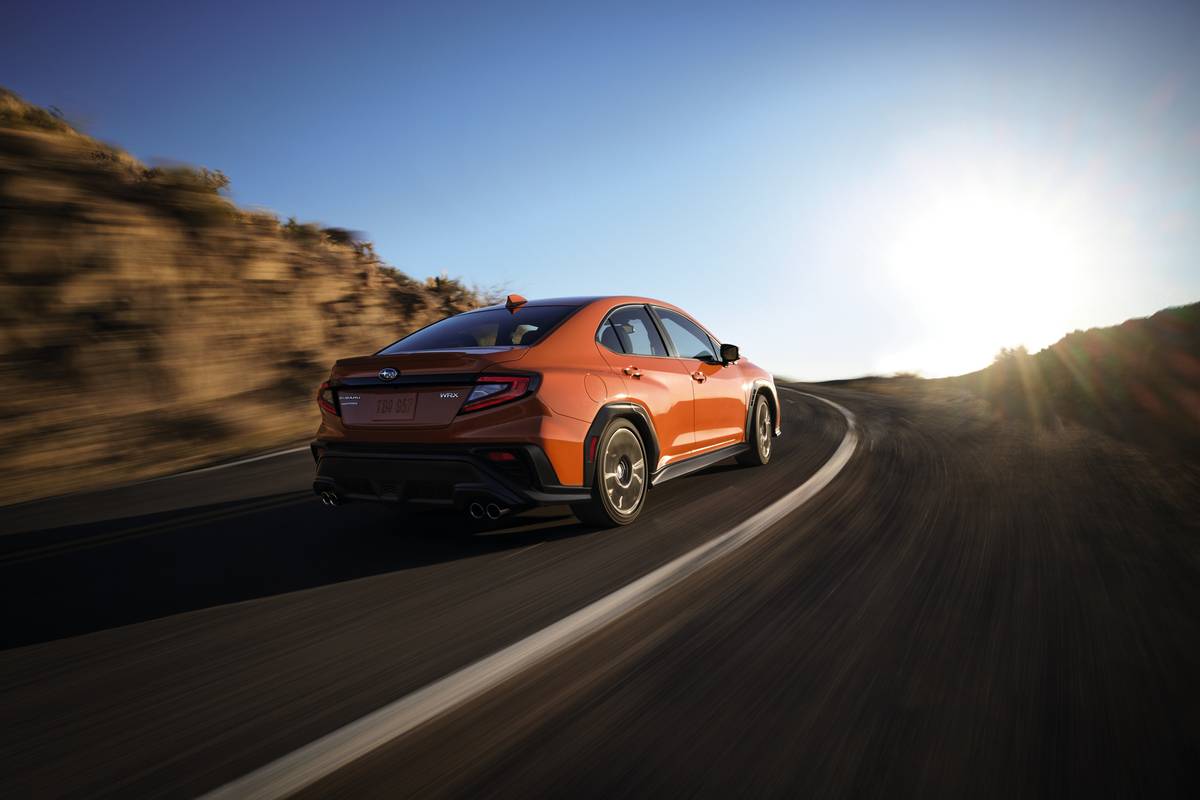 subaru wrx 2022 10 exterior oem orange rear angle jpg