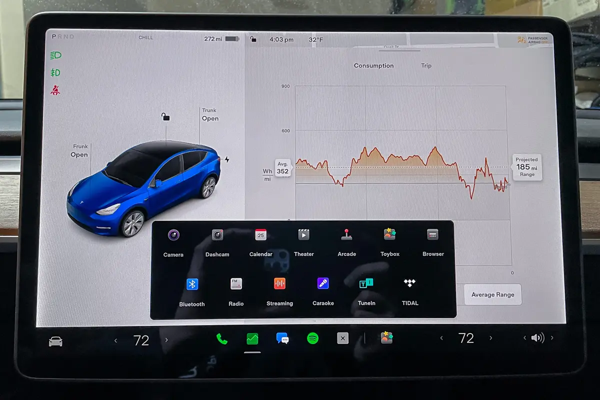 Tesla Model 3 infotainment review