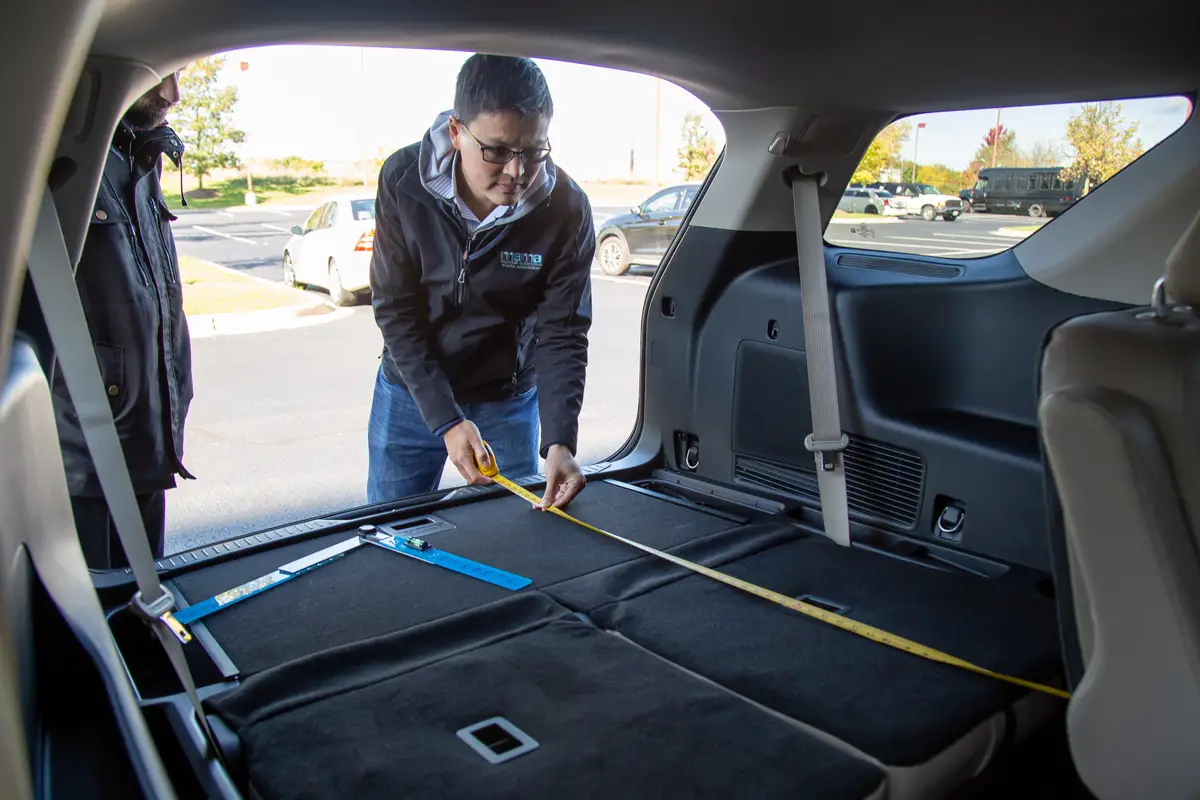 Loooking to block space between the 2 rear seats and cargo area on 7  passenger model?