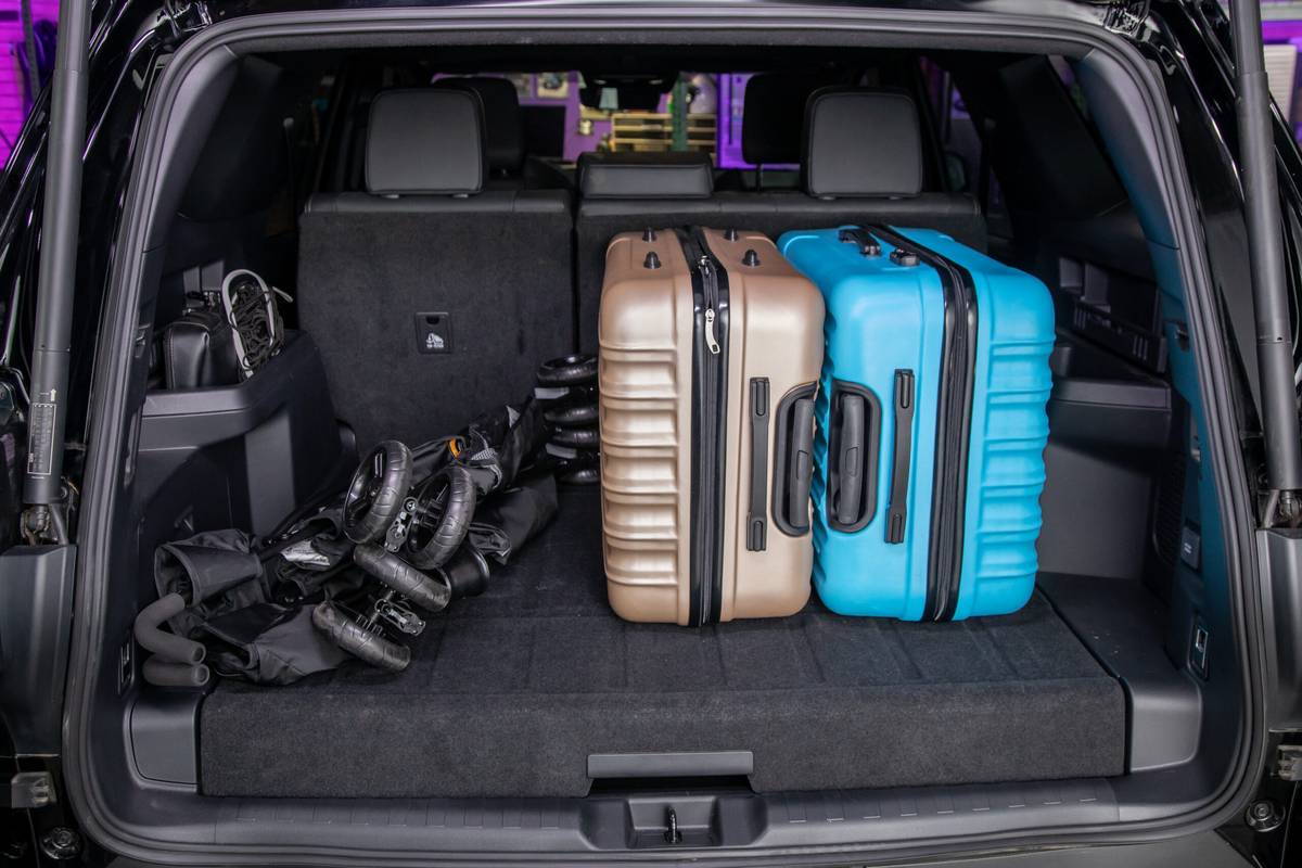 toyota 4runner hybrid trd off road premium 2025 06 interior cargo luggage scaled jpg