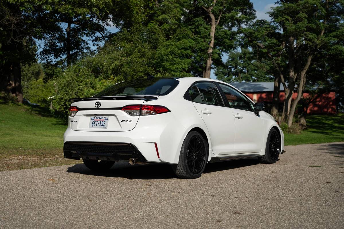 toyota corolla apex 2021 09 angle  exterior  rear  white jpg