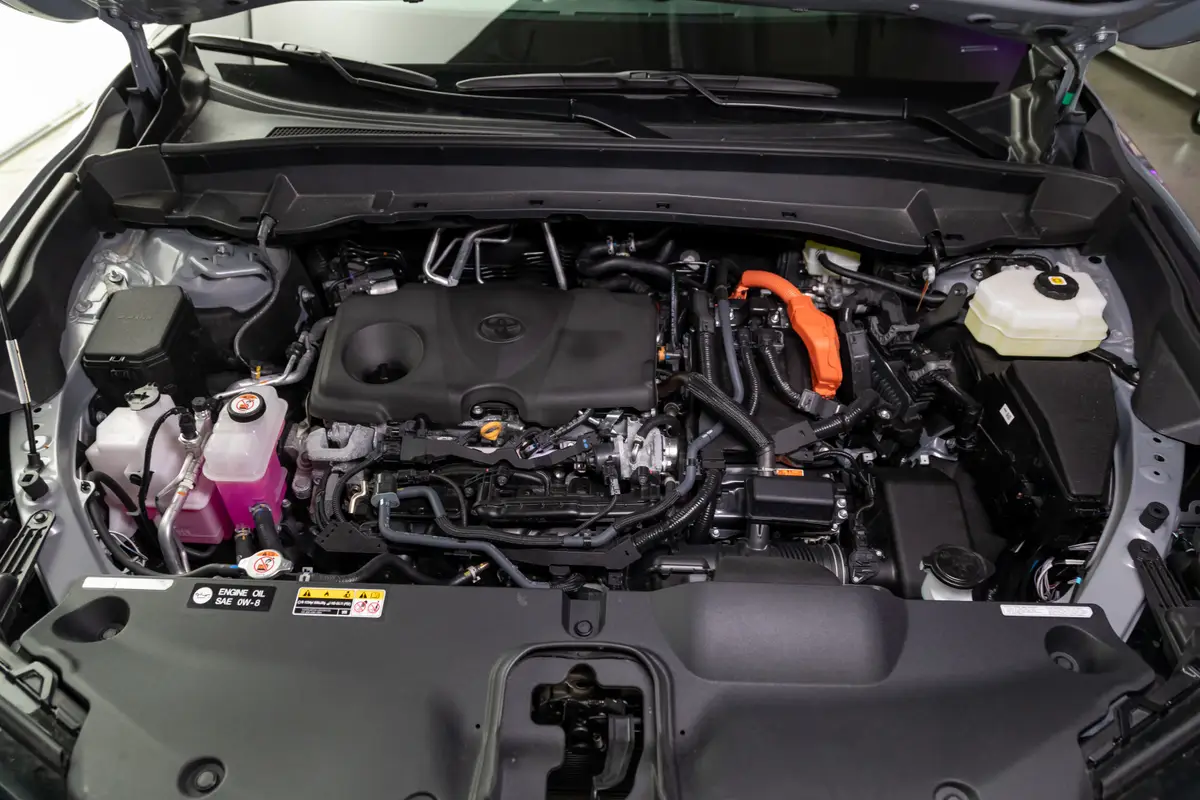 toyota grand highlander hybrid nightshade 2026 44 interior engine jpg